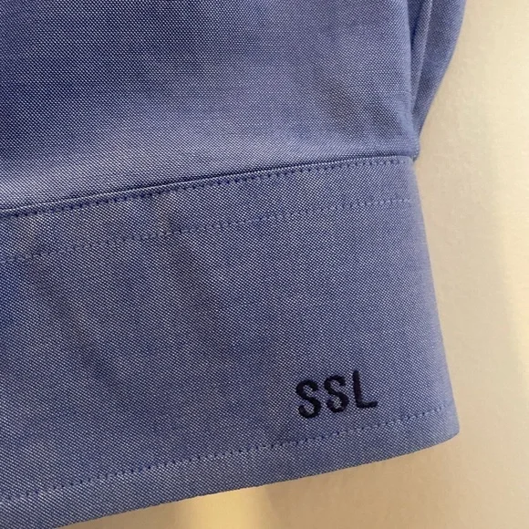 BROOKS BROTHERS Mens 16-34 Dress Shirt Traditional Fit Non Iron Blue Button Down - Picture 5 of 9